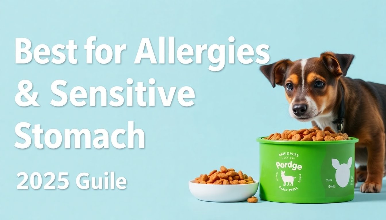 Best Dog Food for Allergies & Sensitive Stomach (2025 Guide)