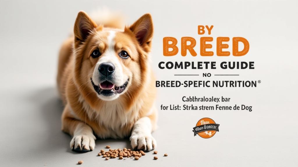 Dog Food by Breed: Complete Guide to Breed-Specific Nutrition